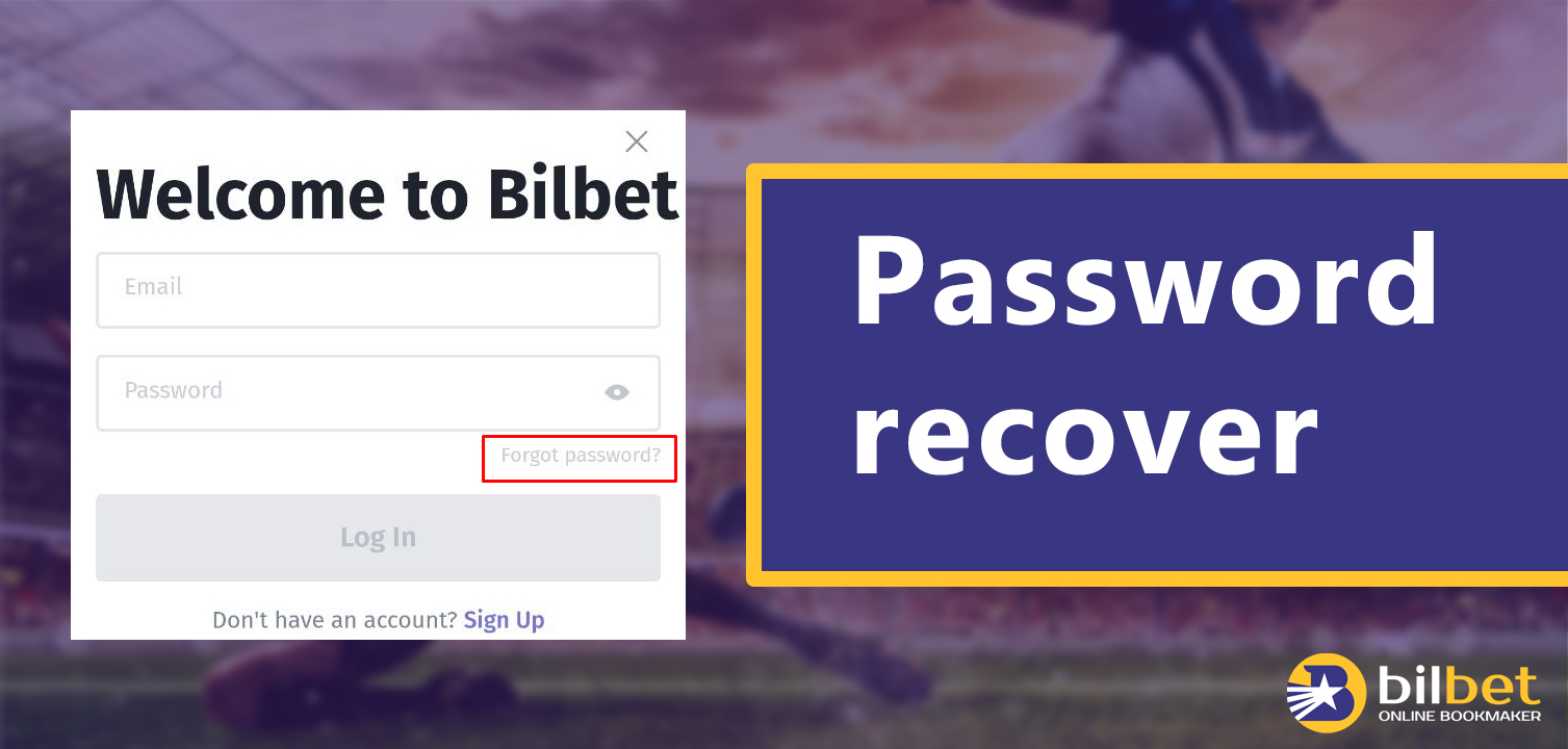 What to do if you forgot your Bilbet account password